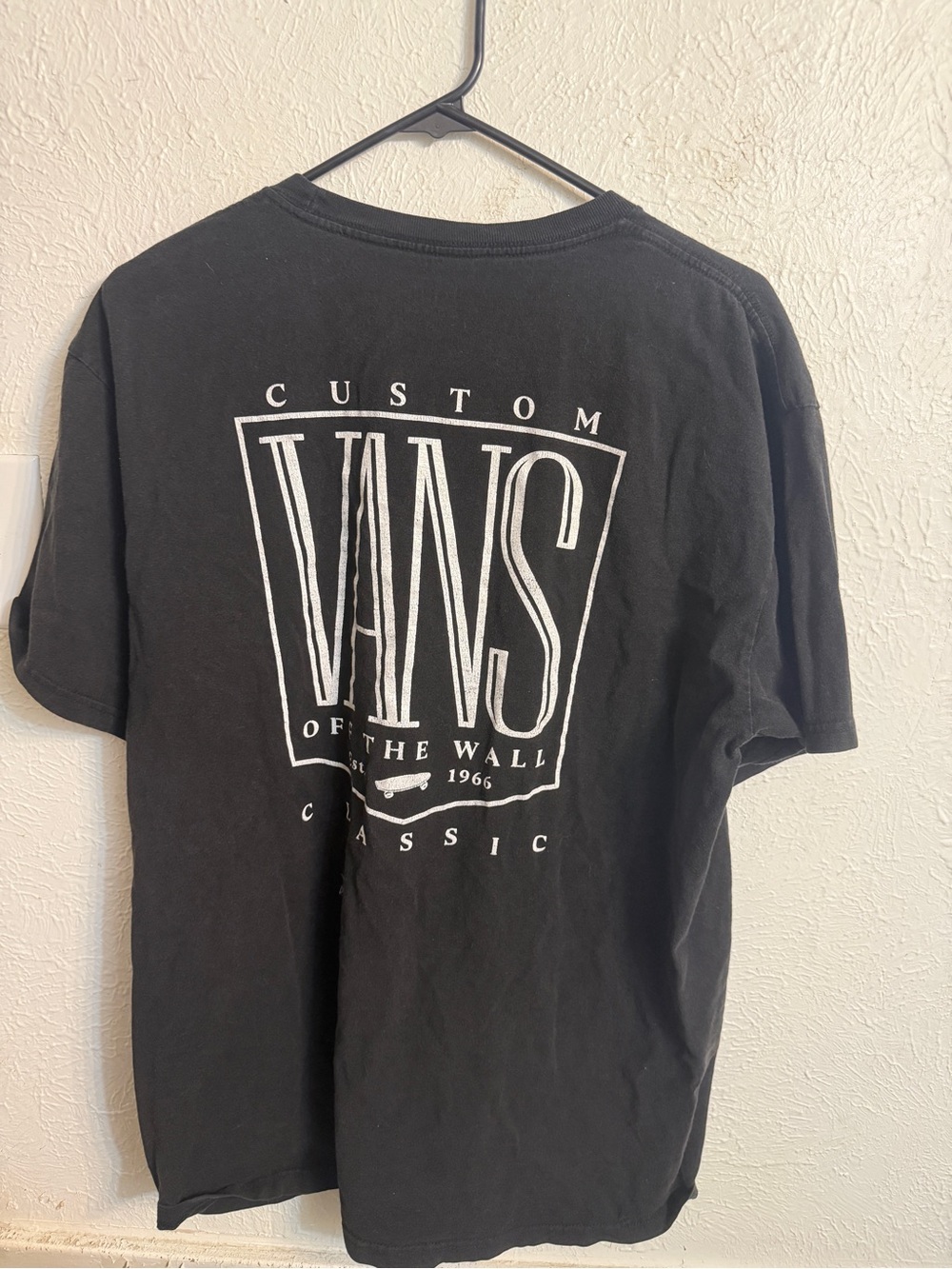 Vans Classic Custom Logo Black Short-Sleeve Tee